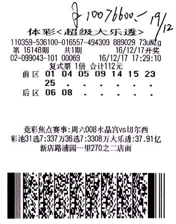 彩友家人生日号组合中1000万 断续购彩险失头奖